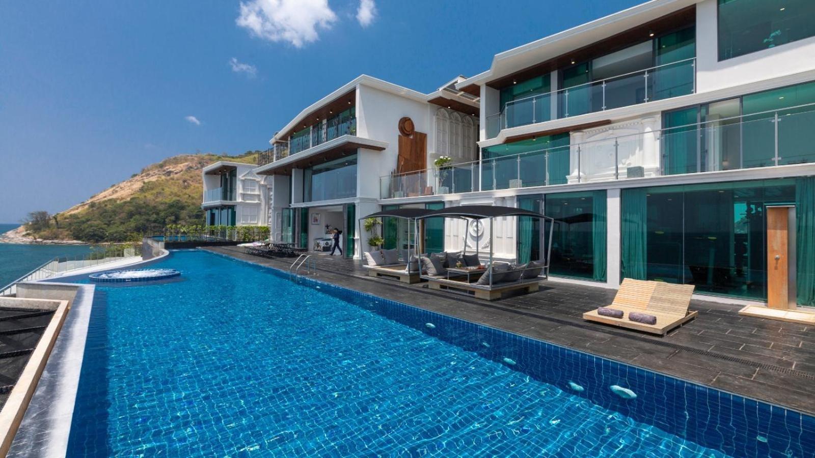 Villa Thousand Cliffs Nai Harn Bagian luar foto