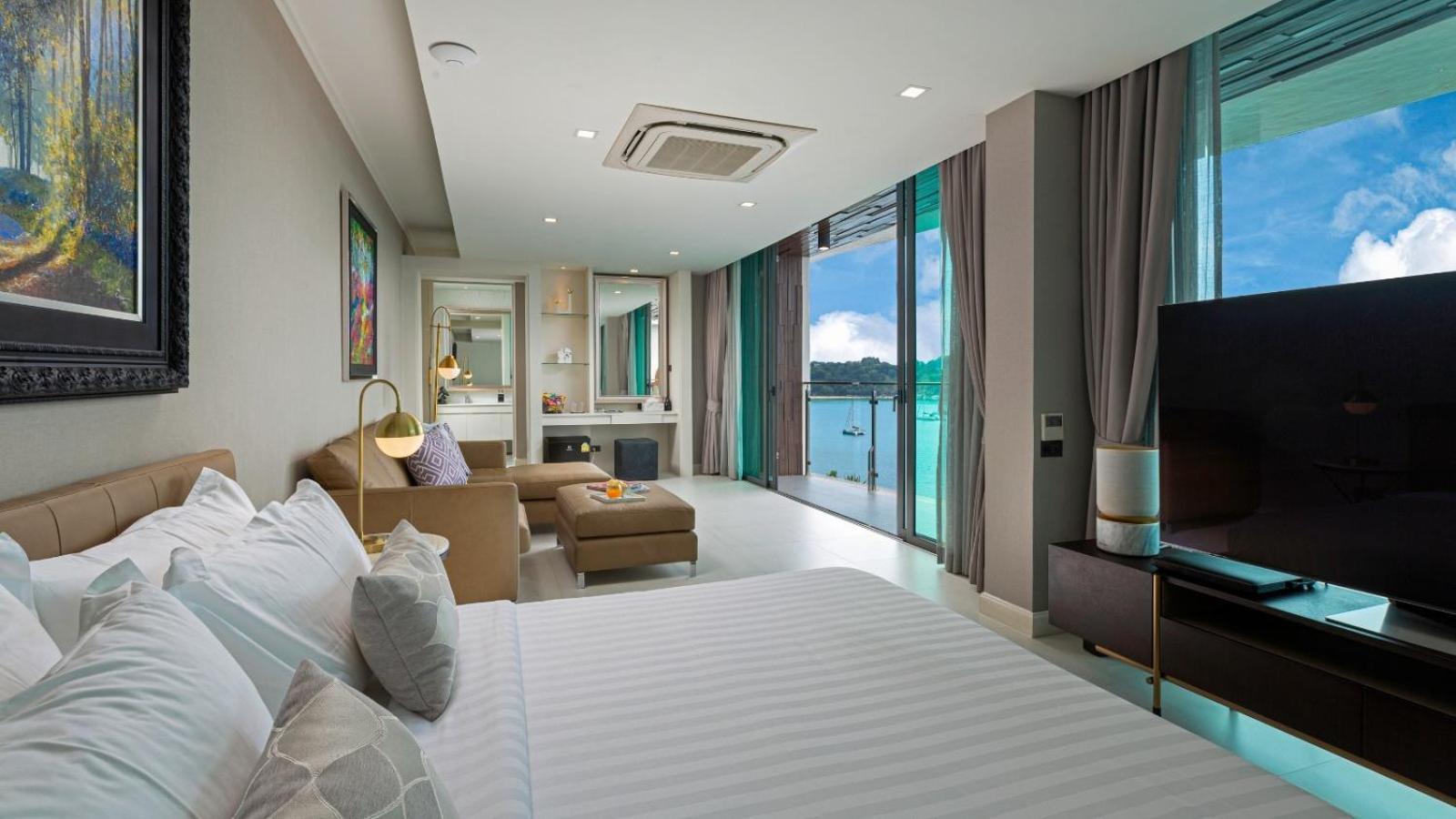 Villa Thousand Cliffs Nai Harn Bagian luar foto