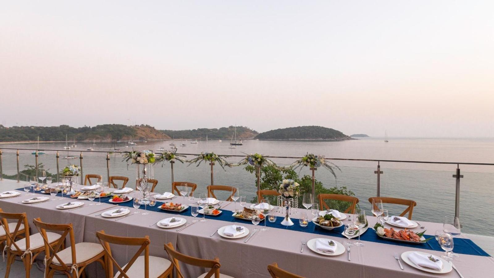 Villa Thousand Cliffs Nai Harn Bagian luar foto